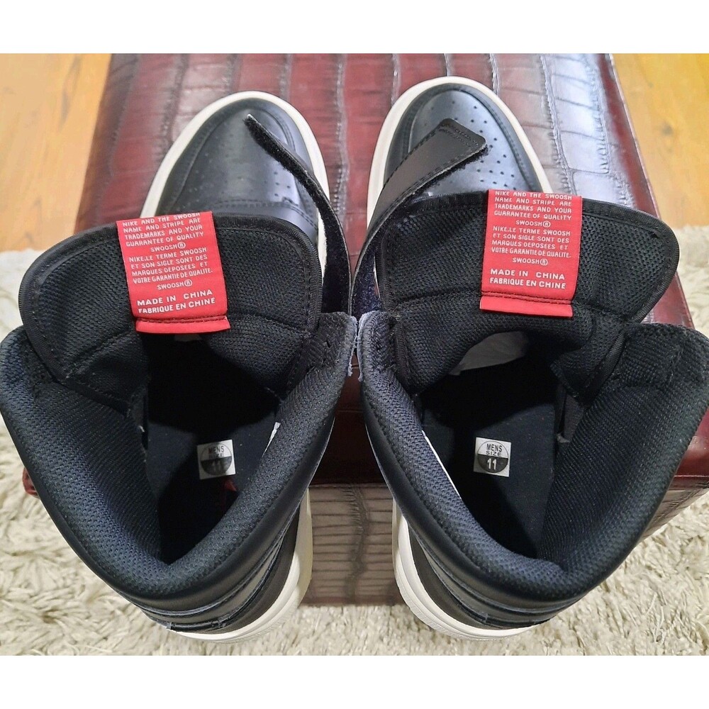 Nike Air Jordan Retro High Double Strap Black Sail Men’s Size 11 AQ7924-001 XLNT - Picture 5 of 9